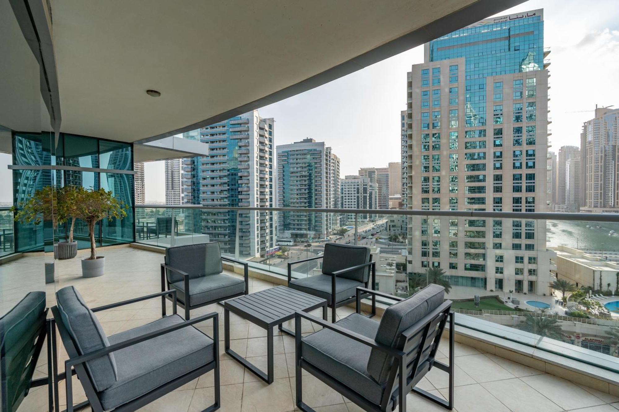 Vacay Lettings - Full Marina View 3 Bedroom Plus Maid Room Dubai Ngoại thất bức ảnh