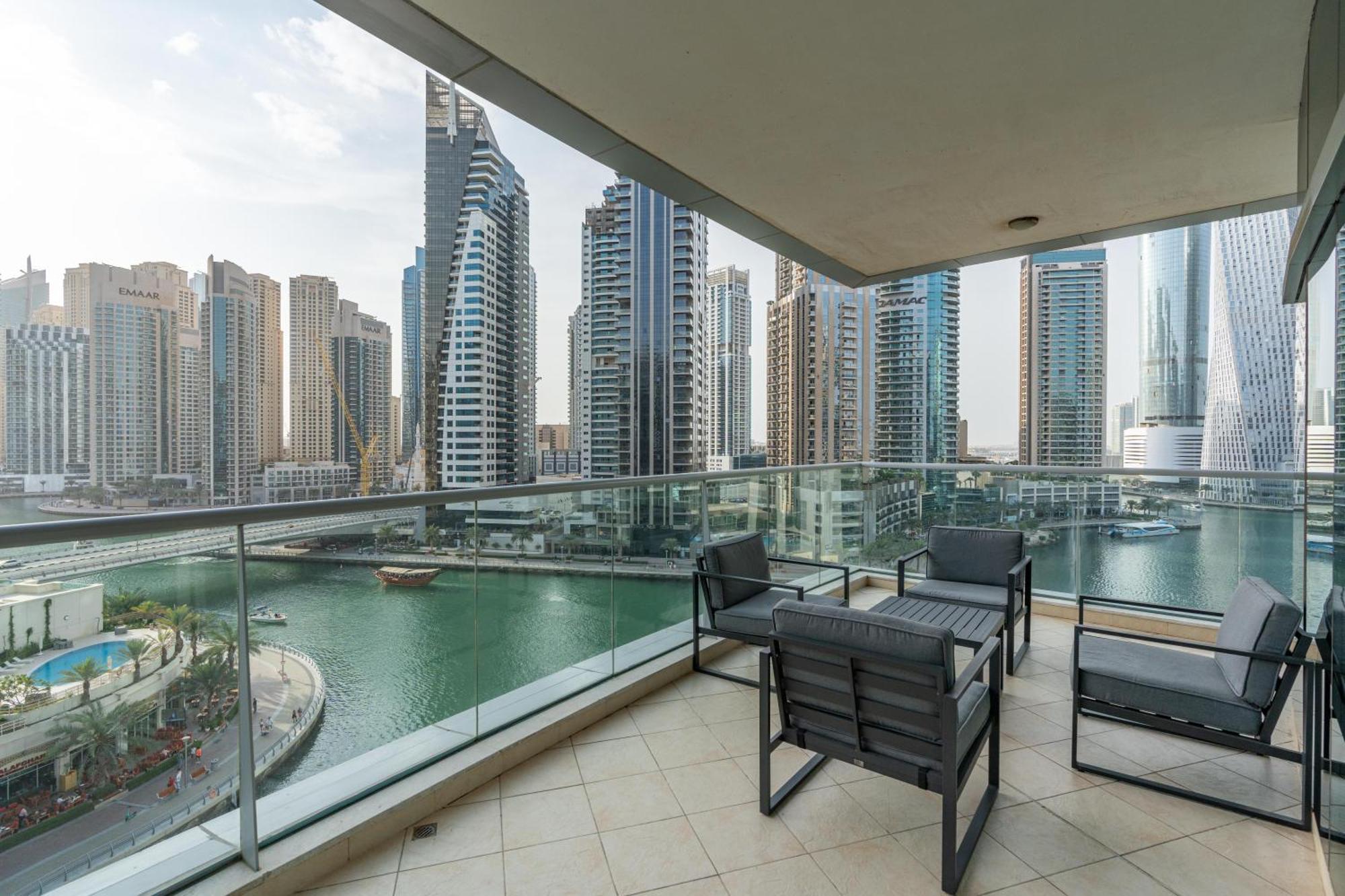 Vacay Lettings - Full Marina View 3 Bedroom Plus Maid Room Dubai Ngoại thất bức ảnh